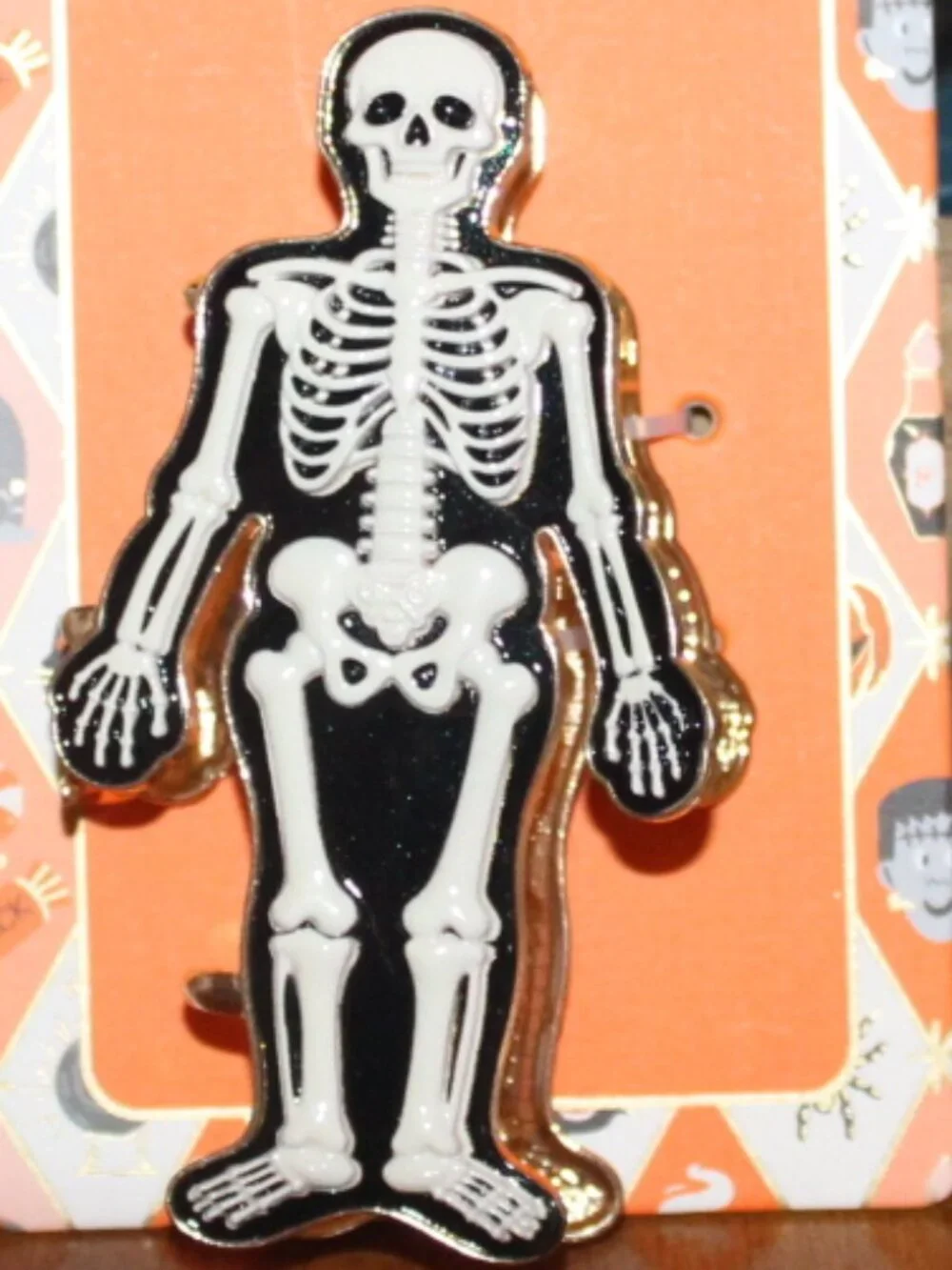 NWT piper - k skeleton claw hair clip FUN!